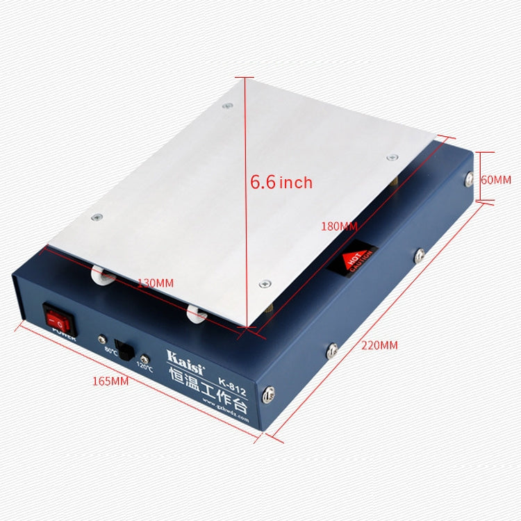 Kaisi K-812 Constant Temperature Heating Plate LCD Screen Open Separator Desoldering Station, EU Plug - Repair Platform by Kaisi | Online Shopping UK | buy2fix