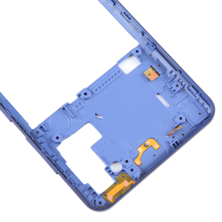 For Samsung Galaxy A21s  Middle Frame Bezel Plate (Blue) - Frame Bezel Plate by buy2fix | Online Shopping UK | buy2fix