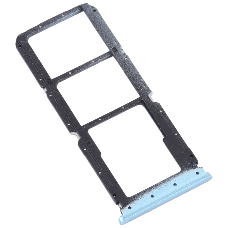 SIM Card Tray + SIM Card Tray + Micro SD Card Tray for OPPO A56 5G(Blue) - Card Socket by buy2fix | Online Shopping UK | buy2fix