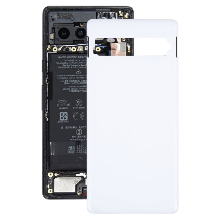 For Google Pixel 7a Original Battery Back Cover(White) - Back Cover by buy2fix | Online Shopping UK | buy2fix