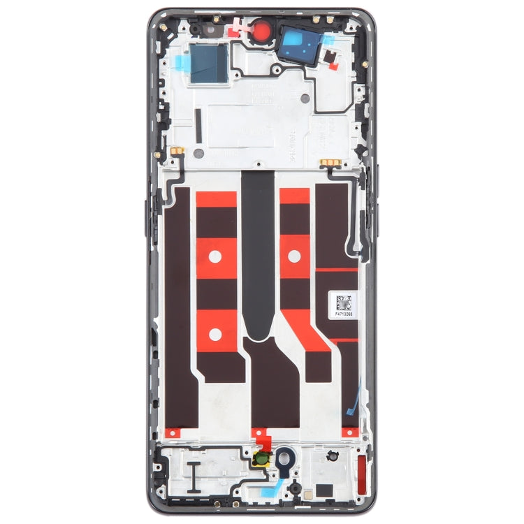 For OPPO Reno8 T 5G Original Front Housing LCD Frame Bezel Plate (Black) - Frame Bezel Plate by buy2fix | Online Shopping UK | buy2fix