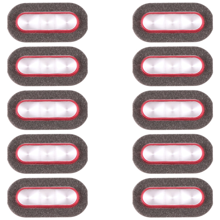 For vivo X90 Pro 10pcs Flashlight Covers (Red) - Others by buy2fix | Online Shopping UK | buy2fix
