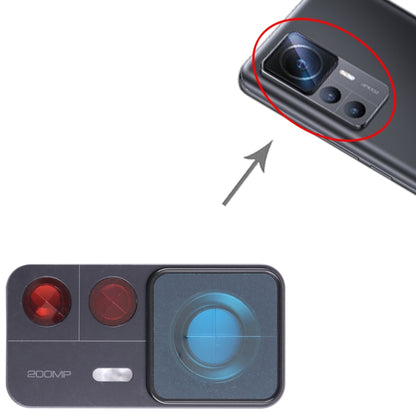 Original Back Camera Lens Frame for Xiaomi 12T Pro (Black) - Camera by buy2fix | Online Shopping UK | buy2fix