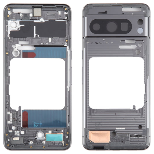 For Google Pixel 8 Pro Original Front Housing LCD Frame Bezel Plate (Black) - Full Housing Cover by buy2fix | Online Shopping UK | buy2fix