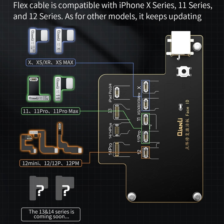 QianLi iCopy Plus Specialized Face ID Recovery and Activation Board for iPhone X to 14 Series - Repair Programmer by QIANLI | Online Shopping UK | buy2fix