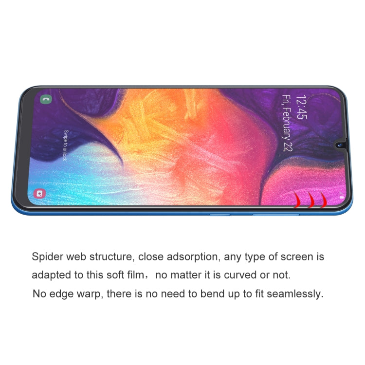 ENKAY Hat-Prince 0.1mm 3D Full Screen Protector Explosion-proof Hydrogel Film for Galaxy A30 / A50 - Mobile Accessories by ENKAY | Online Shopping UK | buy2fix