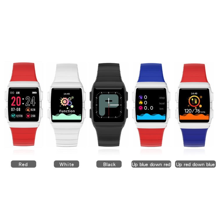 SANDA CR11 1.3 inch Screen Smart Watch IP68 Waterproof,Support Call Reminder /Heart Rate Monitoring/Blood Pressure Monitoring/Sedentary Reminder(Red Bue) - Smart Wear by SANDA | Online Shopping UK | buy2fix