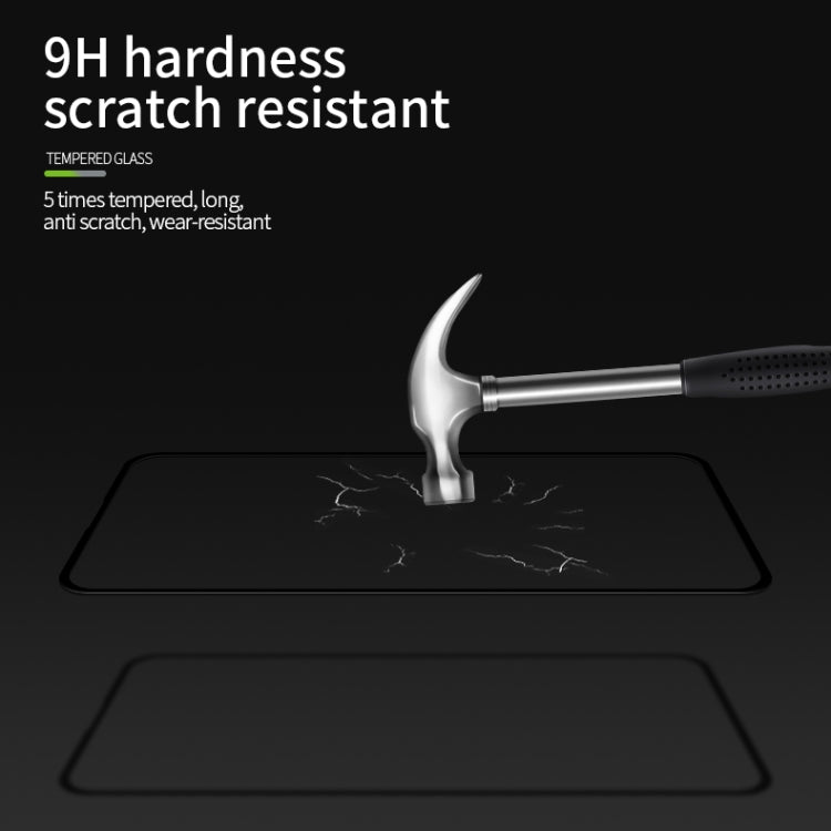 For OPPO A92S PINWUYO 9H 3D Curved Full Screen Explosion-proof Tempered Glass Film(Black) - OPPO Tempered Glass by PINWUYO | Online Shopping UK | buy2fix