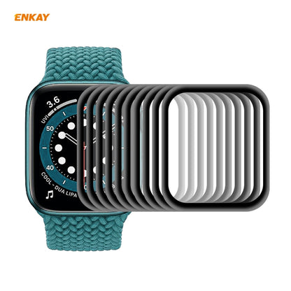 For Apple Watch 6/5/4/SE 44mm 10 PCS ENKAY Hat-Prince 3D Full Screen Soft PC Edge + PMMA HD Screen Protector Film - Watch Cases by ENKAY | Online Shopping UK | buy2fix