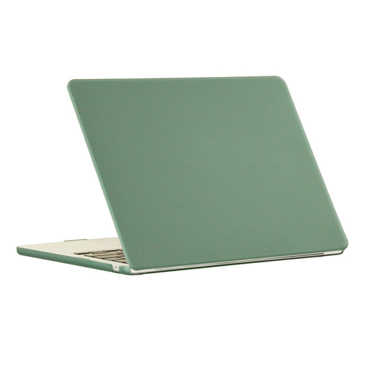 For MacBook Air 13.6 2022/2024 A2681 (M2) / A3113 (M3) ENKAY Matte Laptop Protective Case (Dark Green) - MacBook Air Cases by ENKAY | Online Shopping UK | buy2fix