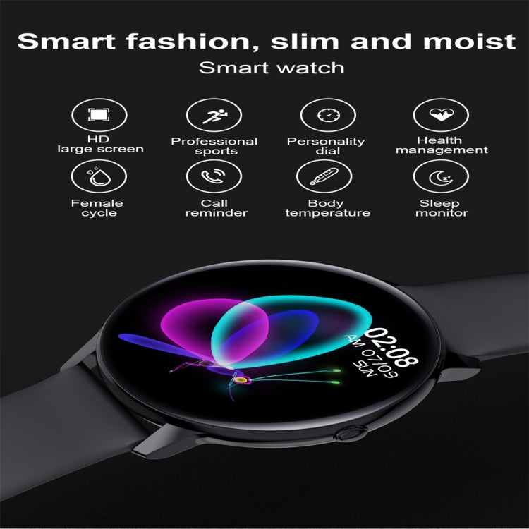 W68 1.4 inch Color Screen Smart Watch, IP68 Waterproof, Support Temperature Monitoring/Heart Rate Monitoring/Blood Pressure Monitoring/Sleep Monitoring/Predict Menstrual Cycle Intelligently(Silver) - Smart Wear by buy2fix | Online Shopping UK | buy2fix