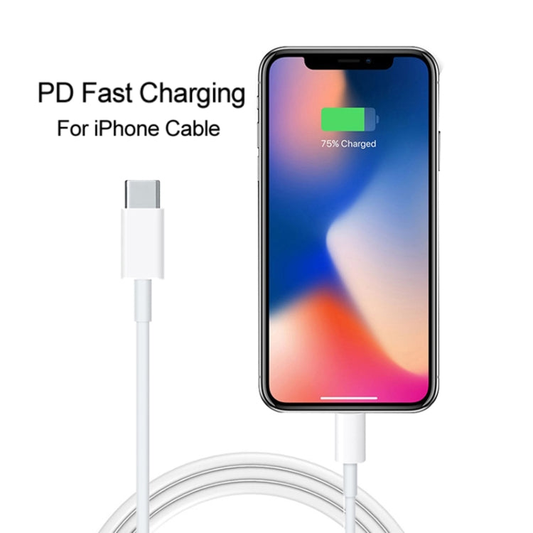 SDC-20W 2 in 1 PD 20W USB-C / Type-C Travel Charger + 3A PD3.0 USB-C / Type-C to 8 Pin Fast Charge Data Cable Set, Cable Length: 2m, US Plug - Apple Accessories by buy2fix | Online Shopping UK | buy2fix