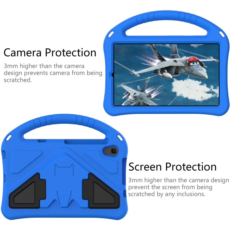 For Lenovo Tab M8 TB-8505F/X(HD)/8705 EVA Flat Anti Falling Protective Case Shell with Holder(Blue) - Mobile Accessories by buy2fix | Online Shopping UK | buy2fix