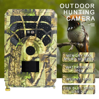 PR300A Tracking Camera 720P 120 Degree Wide Angle Infrared Night Vision Wildlife Video Thermal Camera - Hunting Cameras by buy2fix | Online Shopping UK | buy2fix