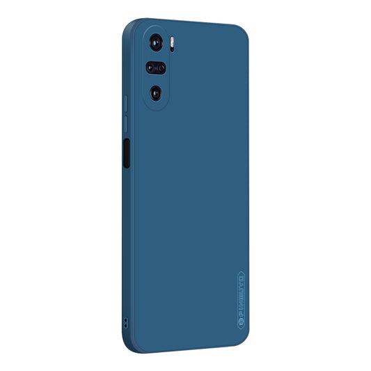 For Xiaomi Redmi K40 / K40 Pro / K40 Pro+/Poco F3/ Mi 11i / Mi 11X PINWUYO Touching Series Liquid Silicone TPU Shockproof Case(Blue) - Xiaomi Accessories by PINWUYO | Online Shopping UK | buy2fix