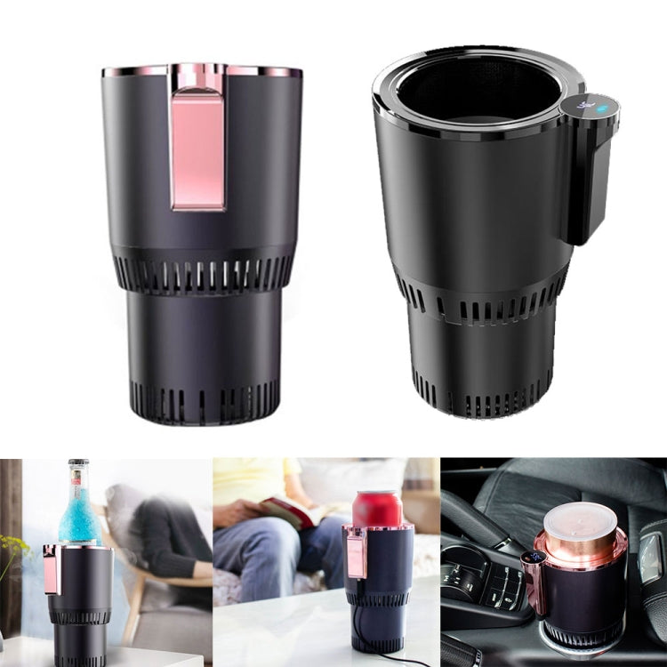 2-in-1 Smart Car Cup Cooler Outdoor Travel Heater Portable Auto Mini Refrigerator 12V Cooling Heating Cup and Drink Holder(Purple) - In Car by buy2fix | Online Shopping UK | buy2fix