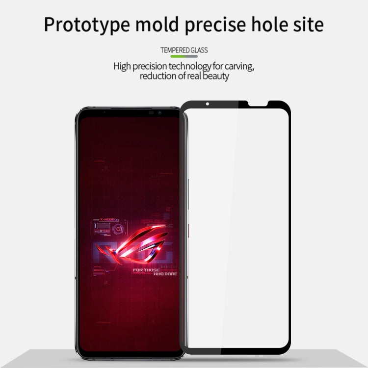 For Asus Rog Phone 6 / Rog Phone 6 Pro PINWUYO 9H 2.5D Full Screen Tempered Glass Film(Black) - ASUS Tempered Glass by PINWUYO | Online Shopping UK | buy2fix