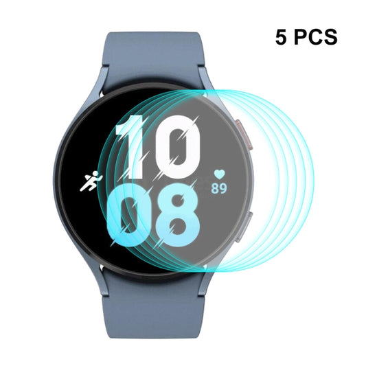 5 PCS For Samsung Galaxy Watch5 44mm ENKAY 0.2mm 9H Tempered Glass Screen Protector Watch Film - Screen Protector by ENKAY | Online Shopping UK | buy2fix