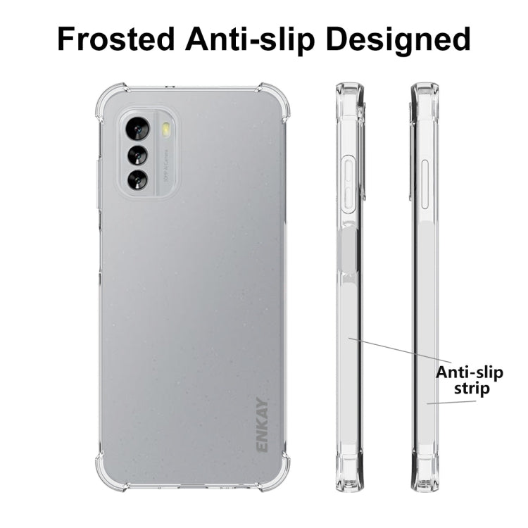 For Nokia G60 5G ENKAY Clear TPU Shockproof Phone Case - Nokia Cases by ENKAY | Online Shopping UK | buy2fix