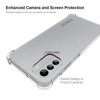 For Nokia G60 5G ENKAY Clear TPU Shockproof Phone Case - Nokia Cases by ENKAY | Online Shopping UK | buy2fix