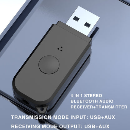 H210 Bluetooth 5.3 Audio Receiver Transmitter 2 in 1 AUX+USB Dual Output - Apple Accessories by buy2fix | Online Shopping UK | buy2fix
