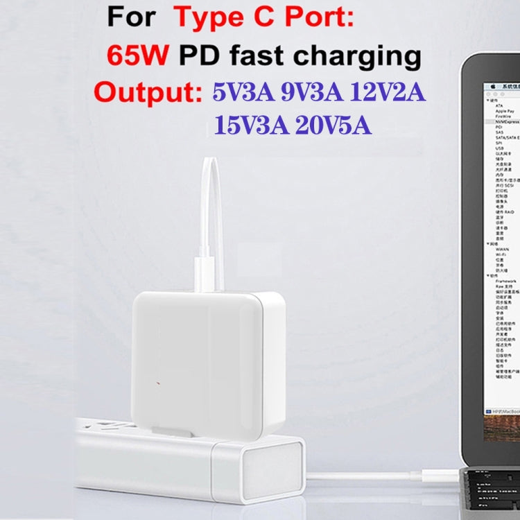 GaN 100W Dual USB+Dual USB-C/Type-C Multi Port Charger with  1.8m Type-C to MagSafe 1 / L Header Data Cable US / EU / UK Plug - Cable & Adapter by buy2fix | Online Shopping UK | buy2fix