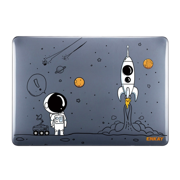 For MacBook Air 13.3 2020 A2179/A2337/A2779 2023 ENKAY Hat-Prince 3 in 1 Spaceman Pattern Laotop Protective Crystal Case with TPU Keyboard Film / Anti-dust Plugs, Version:US(Spaceman No.1) - MacBook Air Cases by ENKAY | Online Shopping UK | buy2fix