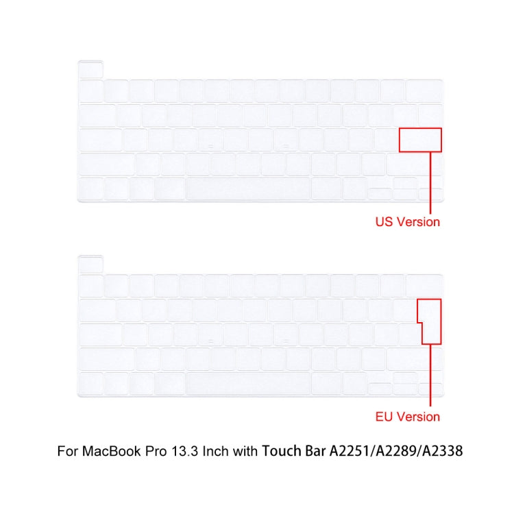 For MacBook Pro 13.3 A2251/A2289/A2338 ENKAY Hat-Prince 3 in 1 Spaceman Pattern Laotop Protective Crystal Case with TPU Keyboard Film / Anti-dust Plugs, Version:EU(Spaceman No.5) - MacBook Pro Cases by ENKAY | Online Shopping UK | buy2fix