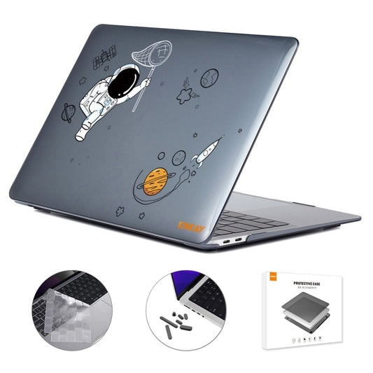 For MacBook Air 13.6 A2681 ENKAY Hat-Prince 3 in 1 Spaceman Pattern Laotop Protective Crystal Case with TPU Keyboard Film / Anti-dust Plugs, Version:US(Spaceman No.2) - MacBook Air Cases by ENKAY | Online Shopping UK | buy2fix