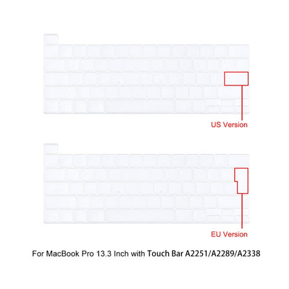 For MacBook Pro 13.3 A2251/A2289/A2338 ENKAY Hat-Prince 3 in 1 Protective Bracket  Case Cover Hard Shell with TPU Keyboard Film / Anti-dust Plugs, Version:US(Black) - MacBook Pro Cases by ENKAY | Online Shopping UK | buy2fix