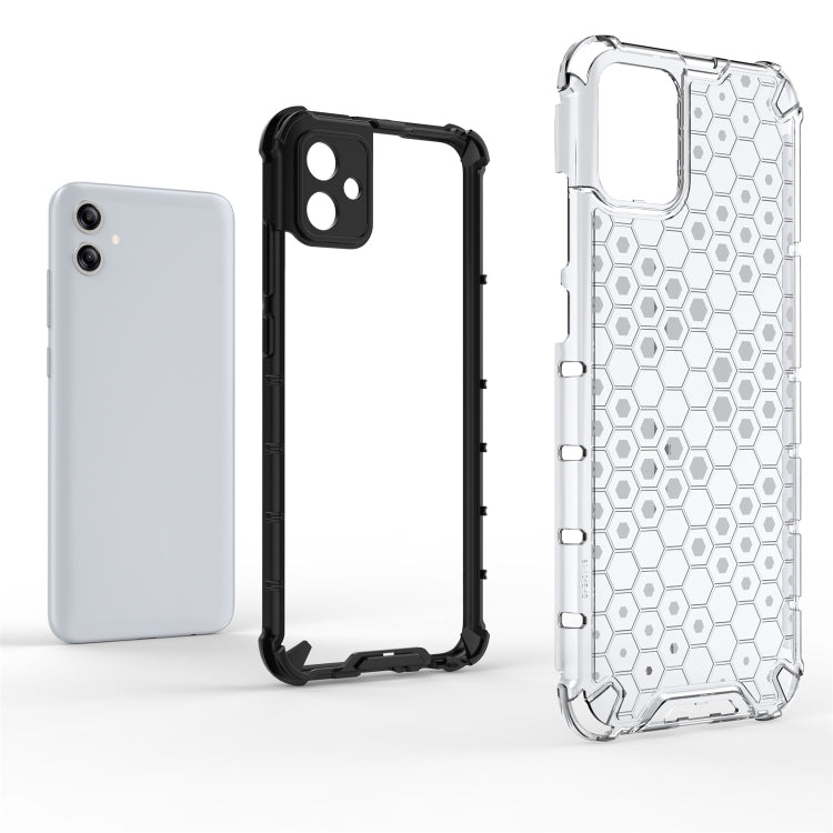 For Samsung Galaxy A04e 4G Honeycomb Phone Case(Black) - Galaxy Phone Cases by buy2fix | Online Shopping UK | buy2fix