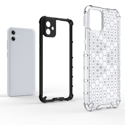 For Samsung Galaxy A04e 4G Honeycomb Phone Case(White) - Galaxy Phone Cases by buy2fix | Online Shopping UK | buy2fix