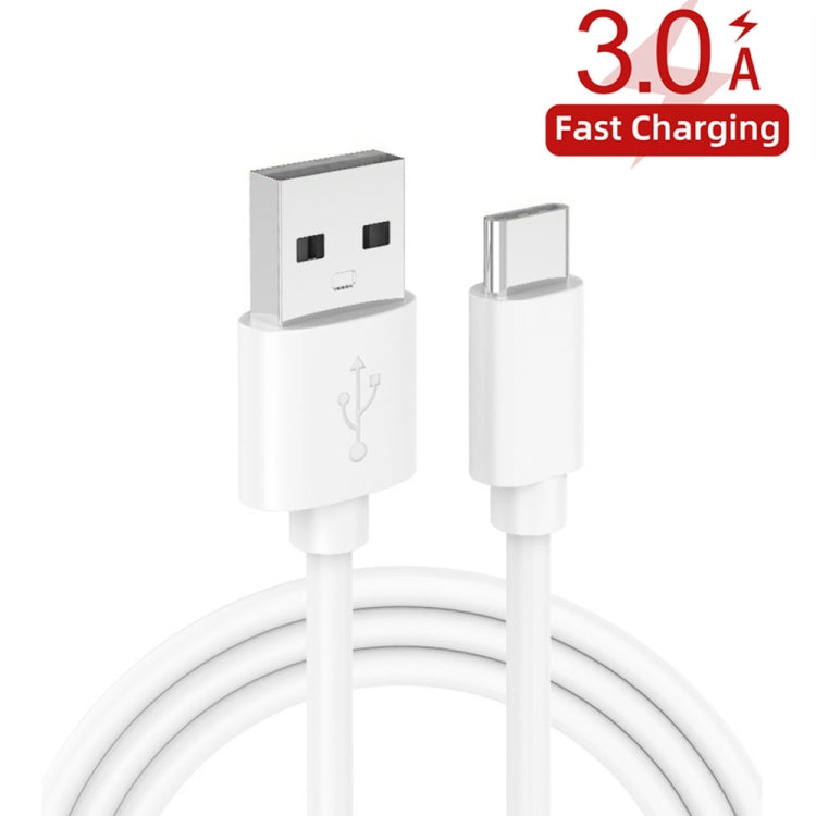 PD04 Type-C + USB Mobile Phone Charger with USB to Type-C Cable, US Plug(White) -  by buy2fix | Online Shopping UK | buy2fix