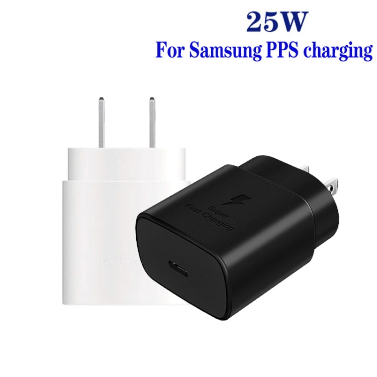 TA800 PD / PPS 25W Type-C Port Charger for Samsung, US Plug(Black) -  by buy2fix | Online Shopping UK | buy2fix