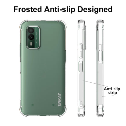 For Nokia XR21 5G ENKAY Transparent TPU Shockproof Phone Case - Nokia Cases by ENKAY | Online Shopping UK | buy2fix