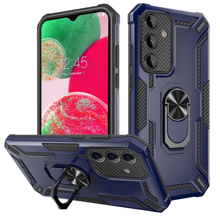 For Samsung Galaxy A14 5G Warship Armor 2 in 1 Shockproof Phone Case(Navy Blue) - Galaxy Phone Cases by buy2fix | Online Shopping UK | buy2fix