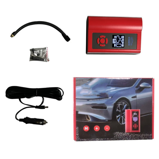 Ai8 Portable Multifunctional LCD Screen Emergency Power Supply 12V Car Start Air Pump(Red) - Inflatable Pump by buy2fix | Online Shopping UK | buy2fix