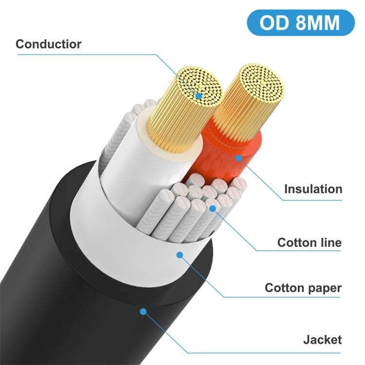 JUNSUNMAY Speakon Male to 6.35mm Male Audio Speaker Adapter Cable with Snap Lock, Length:6FT - Microphone Audio Cable & Connector by JUNSUNMAY | Online Shopping UK | buy2fix