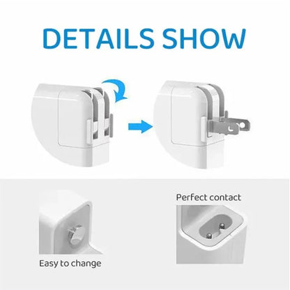 35W PD3.0 USB-C / Type-C Dual Port Charger with 2m Type-C to Type-C Data Cable, EU Plug - USB Charger by buy2fix | Online Shopping UK | buy2fix