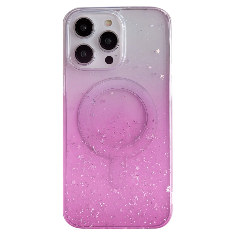 For iPhone 13 Pro MagSafe Glitter Hybrid Clear TPU Phone Case(Pink) - iPhone 13 Pro Cases by buy2fix | Online Shopping UK | buy2fix