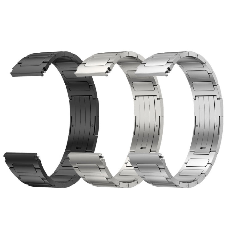 For Garmin Venu 3 22mm I-Shaped Titanium Alloy Watch Band(Sliver) - Watch Bands by buy2fix | Online Shopping UK | buy2fix