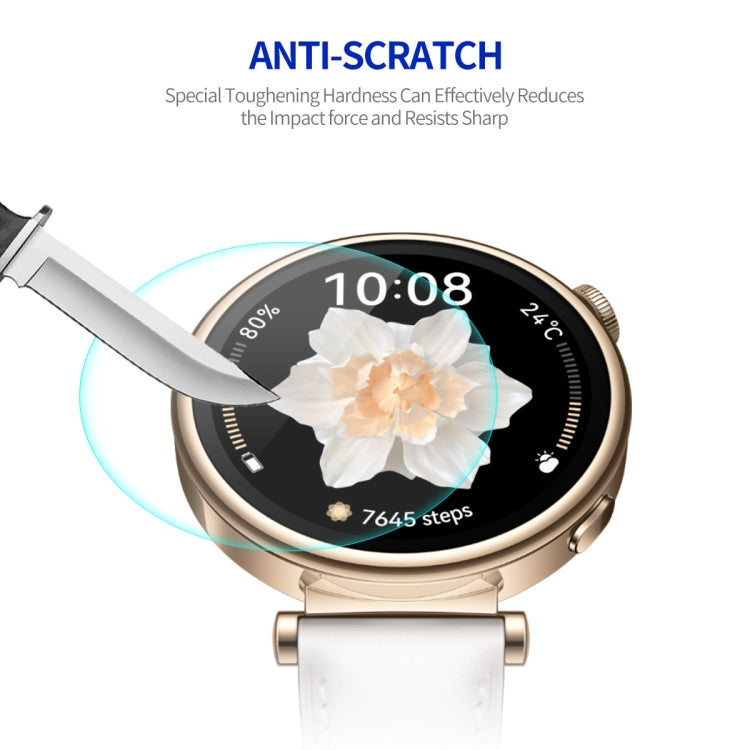 For Huawei Watch GT 4 41mm 10pcs ENKAY Hat-Prince 0.2mm 9H Tempered Glass Screen Protector Watch Film - Screen Protector by ENKAY | Online Shopping UK | buy2fix