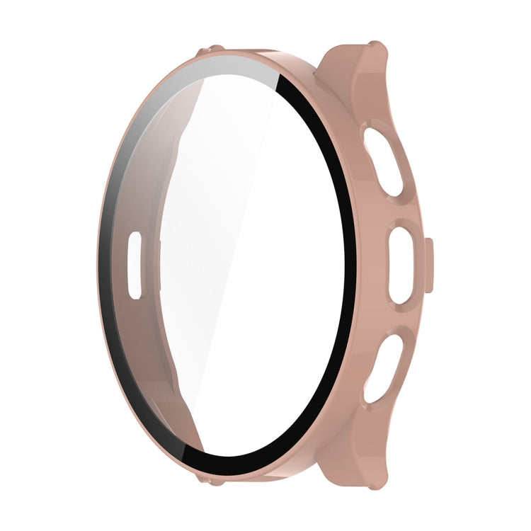 For Garmin Venu 3S ENKAY Hat-Prince Full Coverage PC + Tempered Glass Film Integrated Watch Case(Pink) - Watch Cases by ENKAY | Online Shopping UK | buy2fix