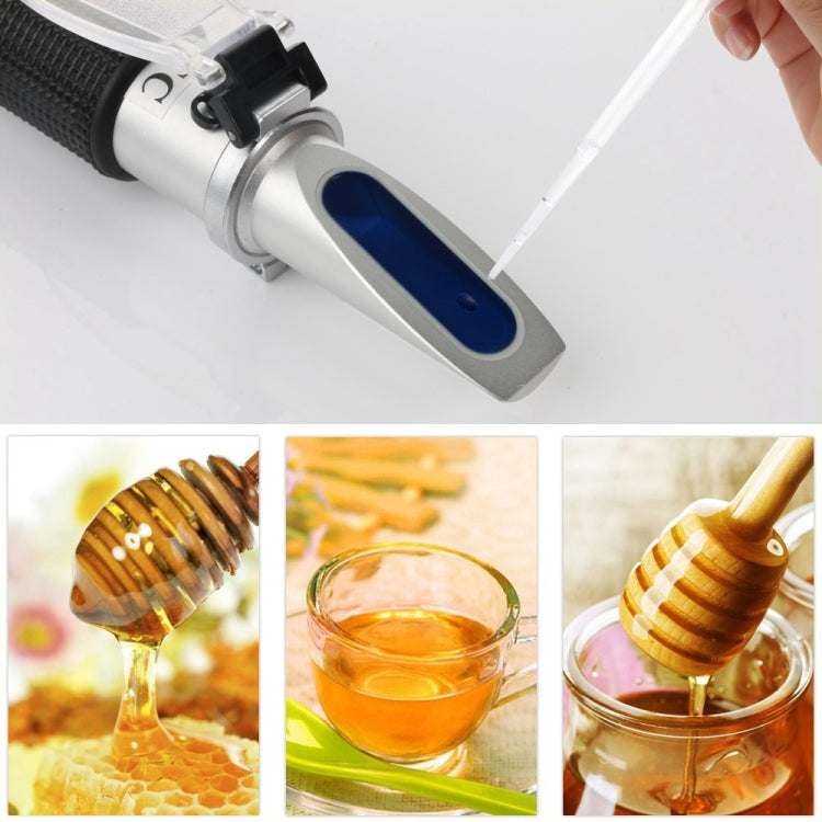 High Concentration Brix Be Water 3 in 1 58%~92% Honey Refractometer Bees Sugar Food ATC RZ127 - Consumer Electronics by buy2fix | Online Shopping UK | buy2fix