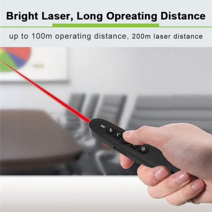 T5-H-L Red Laser Pointer Presentation Clicker 2.4GHz PPT Remote Control Presenter Flip Pen -  by buy2fix | Online Shopping UK | buy2fix