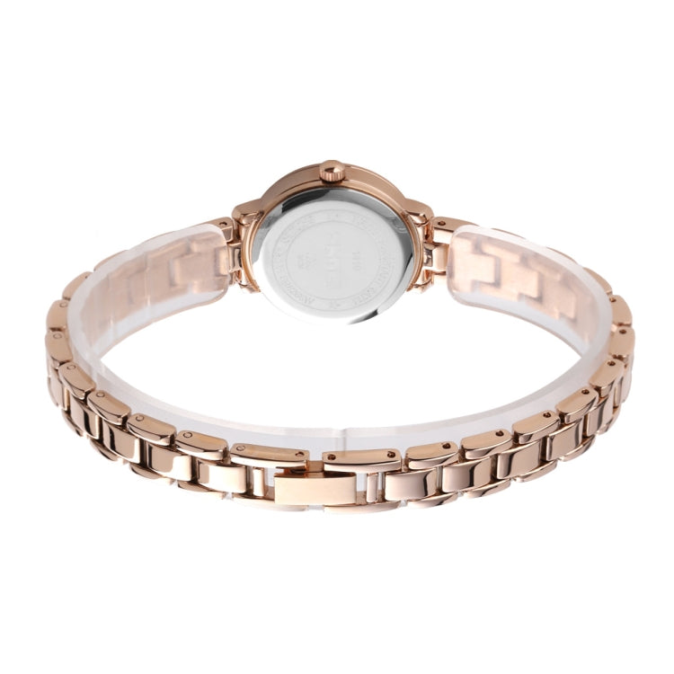 Skmei 1410 Lady Quartz Watch European and American Fashion Watch Business Leisure Steel Belt Lady Watch(Rose Gold) - Outdoor & Sports by SKMEI | Online Shopping UK | buy2fix