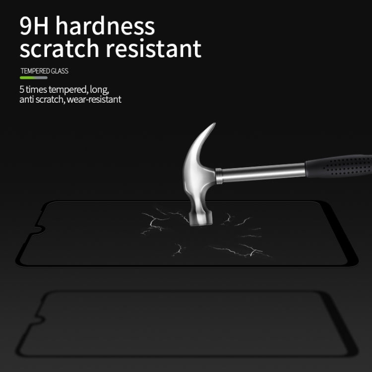 For  MOTO One Macro PINWUYO 9H 2.5D Full Screen Tempered Glass Film(Black) - Motorola Tempered Glass by PINWUYO | Online Shopping UK | buy2fix