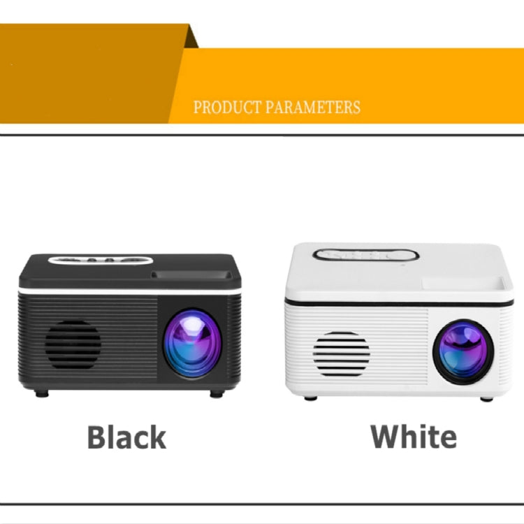 S361 80Lumens 320 x 240 Pixel Portable Mini Projector, Support 1080P, AU Plug(Black) - Consumer Electronics by buy2fix | Online Shopping UK | buy2fix