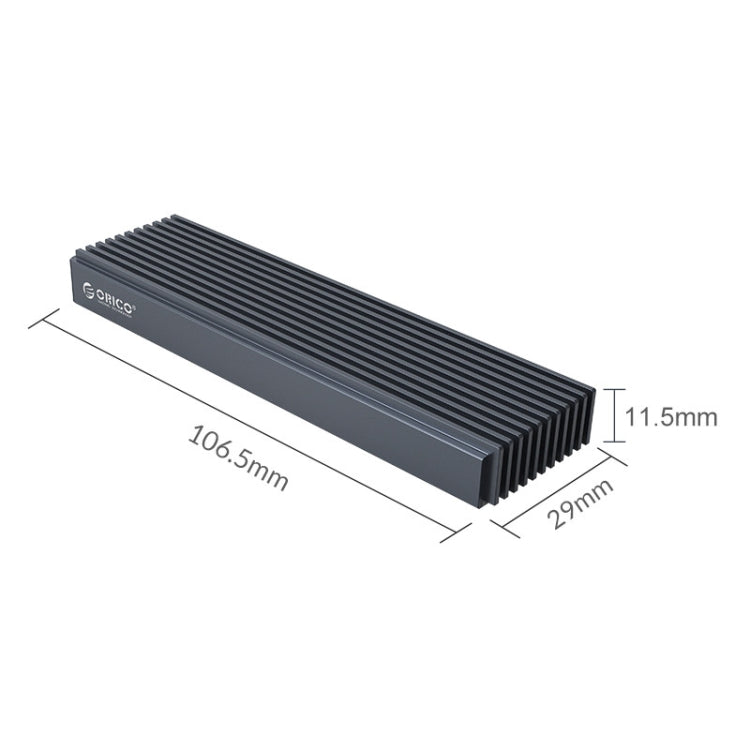 ORICO M2PJ NVME M.2 SSD Enclosure(Black) - HDD Enclosure by ORICO | Online Shopping UK | buy2fix