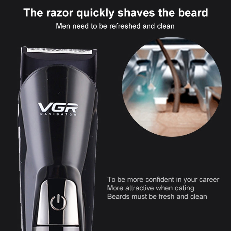 VGR V-012 5W 6 in 1 Electric Hair Clipper, Plug Type: EU Plug - Hair Trimmer by VGR | Online Shopping UK | buy2fix